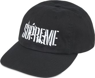 SUPREME Cappello da baseball Splatter a 6 sezioni - Nero