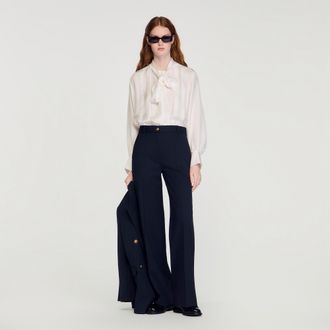 Sandro Chalk-striped trousers