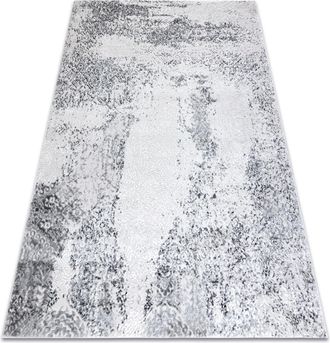 RugsX Rugsx - Alfombra Mefe Moderna 8731 Vintage - Structural Dos Niveles De Vell&oacute;n Gris Grey 180x270 Cm