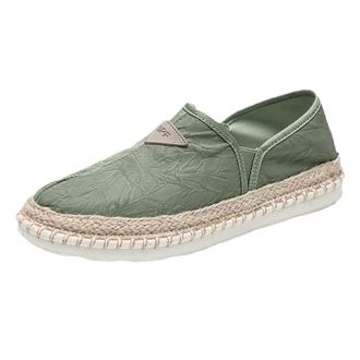 Generic Mens Boat Shoes Extra Wide Width, Mens Sneaker Slip On, Sports Shoe Comfortable Flats Shoes Breathable Espadrilles Low-Top Canvas Shoe Non-Slip Walkin