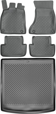 OEM Juego De Alfombrillas Para Coche Y Maletero Para Audi A4 B8 Kombi (2007-2015)