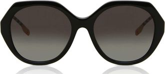 Burberry BE4375 38538G Womens Sunglasses Black Size 55