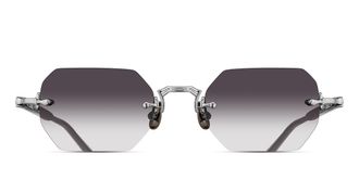 Matsuda M5010 BS-BLK Mens Sunglasses Silver Size 51