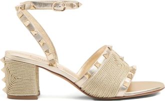 Valentino Garavani Rockstud 60mm sandalen - Goud