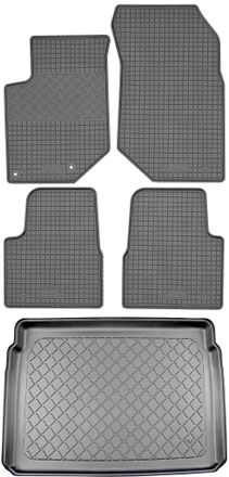 OEM Citro&euml;n C4 Iii / E-c4 Iii Hatchback (5 Puertas) Desde Diciembre De 2020. Juego: Alfombrillas De Goma Para Coche + Alfombrilla Para Maletero