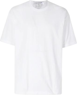 Comme Des Gar&ccedil;ons Over Logo T-Shirt - Heren - T-shirts - Wit - S - Katoen - Tops
