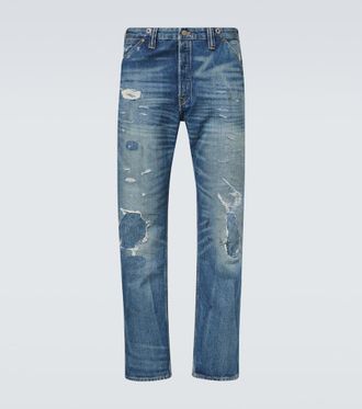 Ralph Lauren Distressed straight jeans