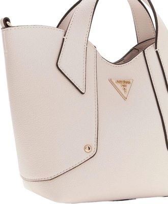 Guess Womens Tote Bag Stone Polyurethane - Tote-Bags
