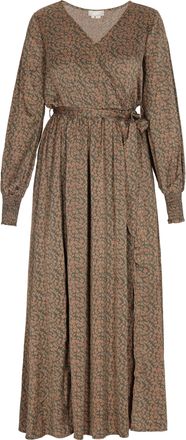 Usha jurk Dames Groen Oranje