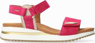Mephisto Womens Jeanie Wedge Heel Sandals In Fuchsia