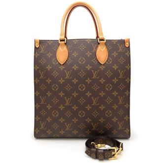 Louis Vuitton Monogram Brown Canvas Tote Bag (Pre-Owned)