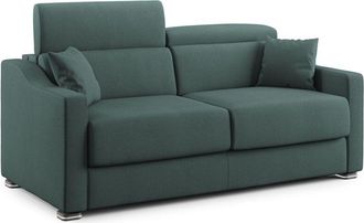 Divani.Store Amber Sof&aacute; Cama Convertible Con Tela Desmontable 211 Cm (mat. 160x197) Verde