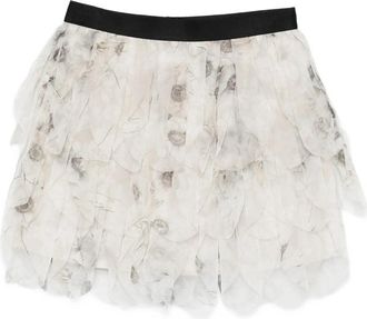Max Mara Ruffled Mini Skirt