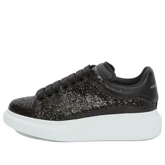 Alexander McQueen (WMNS) Alexander McQueen Oversized Sneaker Glitter Black 553771W4EY41000