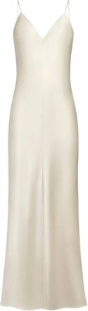 12 Storeez silk slip dress - White