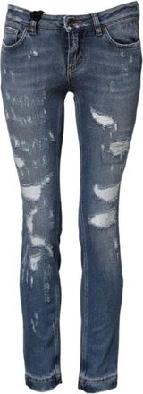 Dolce & Gabbana Dames, Jeans, Blauw, Maat: 2XS Denim