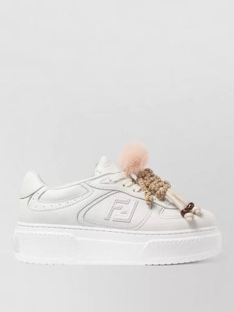 Fendi leather low-top sneakers