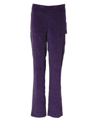 Bencivenga Womens Corduroy Pants - Purple Wool - Size EU 46 (Womens)