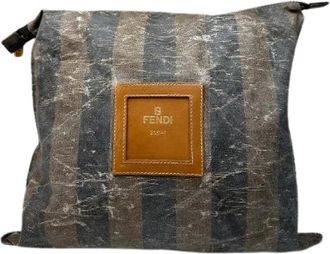Fendi Pre-owned Clutches, female, Brown, Size: ONE SIZE Pre-owned Vintage Clutch