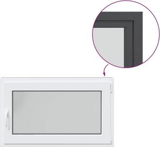 vidaXL Vidaxl - Ventana De S&oacute;tano risor 100x70 Cm Oscilobatiente Din Derecha Antracita