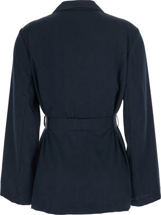 P.A.R.O.S.H. Womens Jacket Twill Blue Blazers