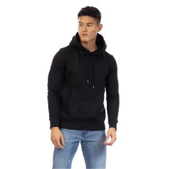 Peter Werth Herenhoodie van katoen met normale pasvorm (Zwart)