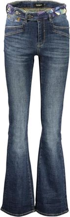 Desigual Denim Heupriem - Dames - Regular Fit Jeans - Blauw - L - Denim - Jeans