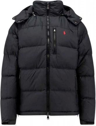 Ralph Lauren Jassen, Heren, Zwart, XL, Leer, Insulated Bomber Jacket