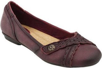 Earth Womens Monarch Flat Shoe In Bordeaux