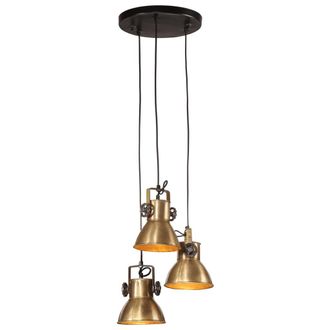 vidaXL L&aacute;mpara De Techo Lat&oacute;n Vintage 25 W E27 30x30x100 Cm Vidaxl