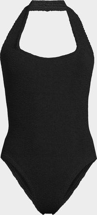 Hunza G Sandy Open-Back One-Piece Swimsuit
