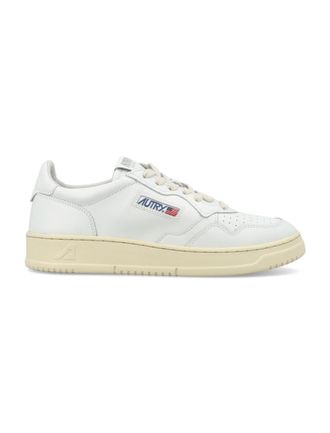 Autry White Logo Medalist Low Sneakers