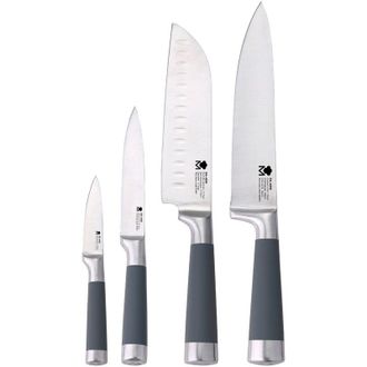 San Ignacio Set 4 Cuchillos De Cocina San Ignacio Gris