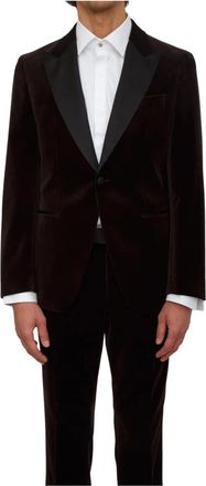 HUGO BOSS H-Hutson Tux 254 Jas - Heren - Business blazers - Bruin - XL - Katoen - Kostuums