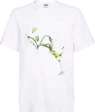 Msgm Msgm, Uomo, Top, Bianco, XS, new