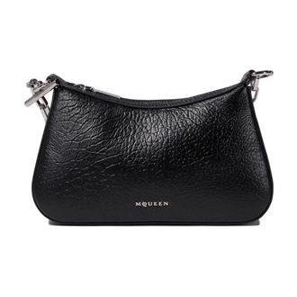 Alexander McQueen Black Shoulder Bag Elegant Design - female - Alexander McQueen - Shoulder Bags - Black - ONE SIZE - Bags