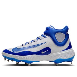 Nike Alpha Huarache Elite 4 Mid White Hyper Royal FD2744-104