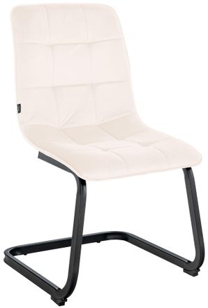 Clp Silla De Comedor Vermont En Terciopelo Crema