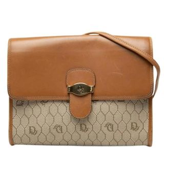 Dior Pre-owned Canvas Crossbody Bag - Dames - Pre-owned - Beige - Maat: ONE Size Leer