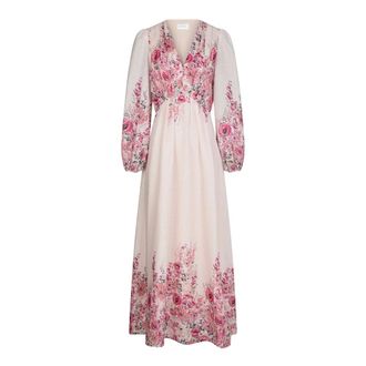 Neo Noir Dames, Jurken, Roze, Maat: M Poliester