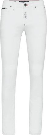 Philipp Plein Heren, Jeans, Wit, Maat: W30 Denim