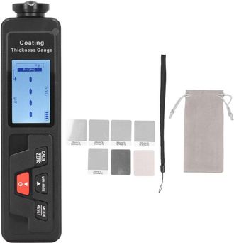 OEM Medidor De Espesor De Pintura Para Revestimiento De Autom&oacute;vil Con Pantalla Lcd Retroiluminada Y Reconocimiento Autom&aacute;tico Medidor De Espesor De Pintur