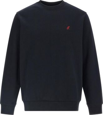 Gramicci Blue Embroidery sweatshirt