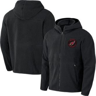 NFL Mens NFL x Darius Rucker Collection by Fanatics Black Arizona Cardinals Sherpa Full-Zip Hoodie at Nordstrom, Size X-Large