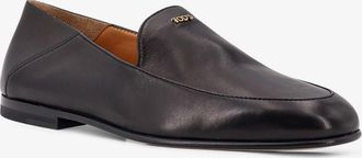 Tod's Womens Leather Loafers Black
