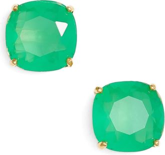 Kate Spade New York small stud earrings in Beryl Green/Gold at Nordstrom Rack