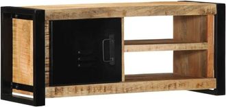 vidaXL Tv Cabinet 80x30x35 cm Solid Rough Wood Mango Vidaxl