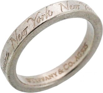 Tiffany & Co. Silver 925 Band Ring (Pre-Owned)