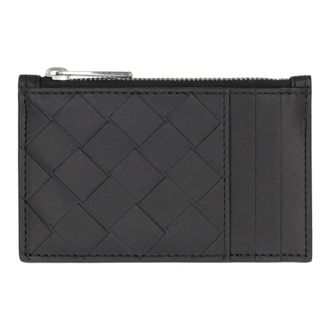 Bottega Veneta Wallets & Cardholders, male, Black, Size: ONE SIZE Leather Card Holder