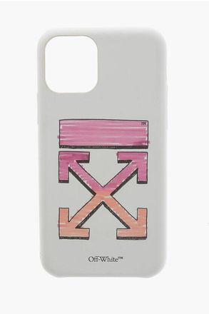 Off-white Cover for iPhone 12 with Contrast Print size One Size